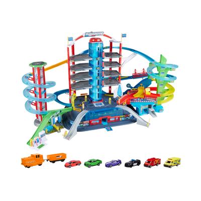 Spiel-Parkgarage MAJORETTE "Super City", bunt, Fahrzeug-Spielwelten, KinderB:128cm H:73cm T:78cm, mit Licht und Sound, B:128cm H:73cm T:78cm