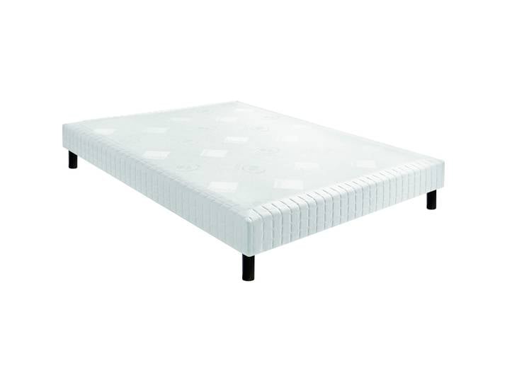 Sommier Nature confort médium 18 cm - Epeda écru 140x190