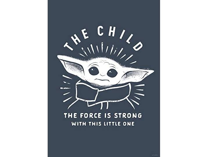 Pyramid International Poster imprimé sur toile Motif The Child Iconic 50 x 70 cm