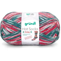 gründl Sockenwolle Hot Socks "XMAS", 6-fach