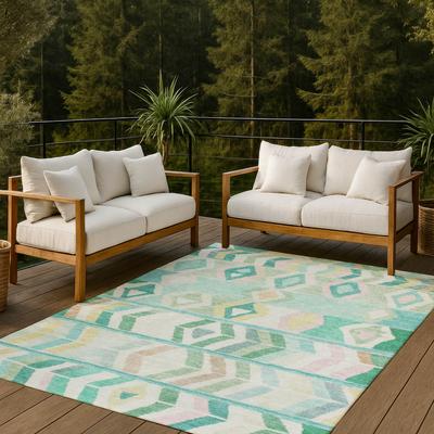 Addison Rugs Machine Washable Indoor/ Outdoor Global Bremen Chantille Rug
