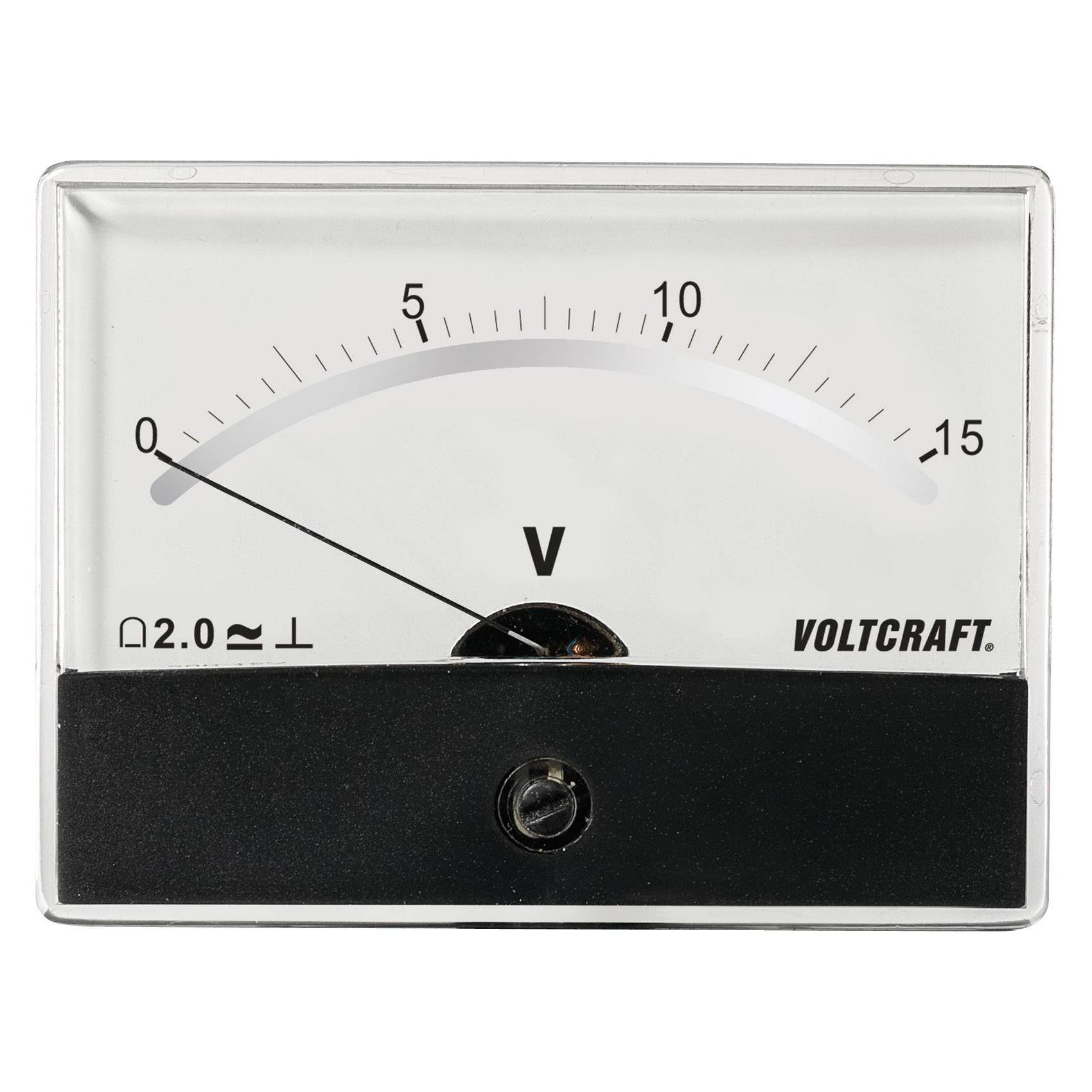 Voltcraft Einbau-Messgerät (AM-86X65/15V/DC)