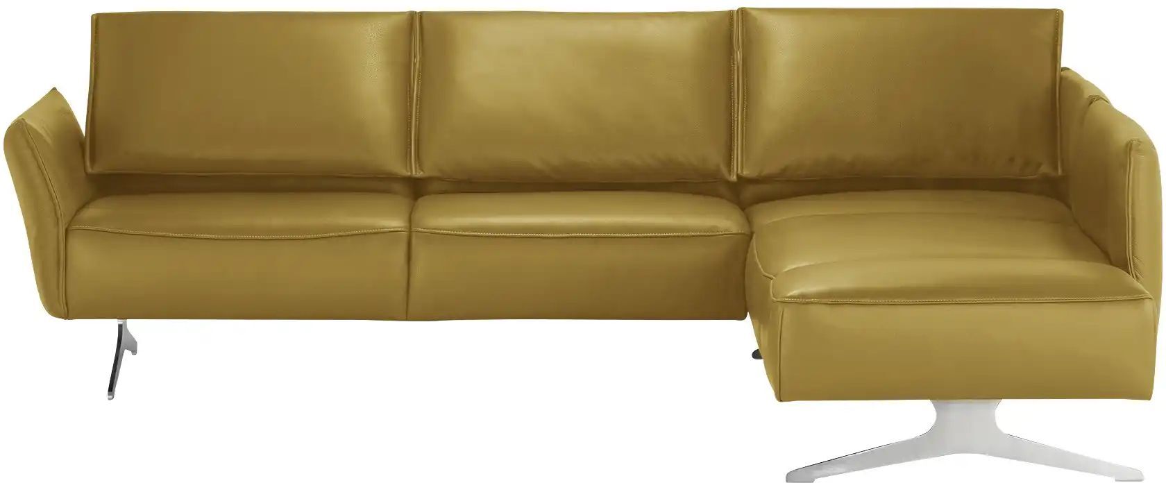 Koinor Ecksofa Leder  Vineto ¦ grün ¦ Maße (cm): B: 272 H: 83 T: 207.0