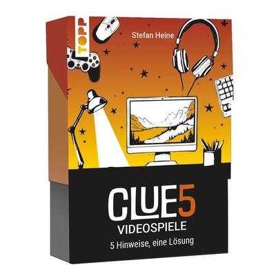 CLUE5 & Videospiele. 5 Hinweise, nur eine Lösung. Das Trend-Quiz für deine Tasche