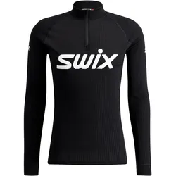 Swix, Herren, Funktionsshirt, RaceX Classic Half Zip (M), Schwarz