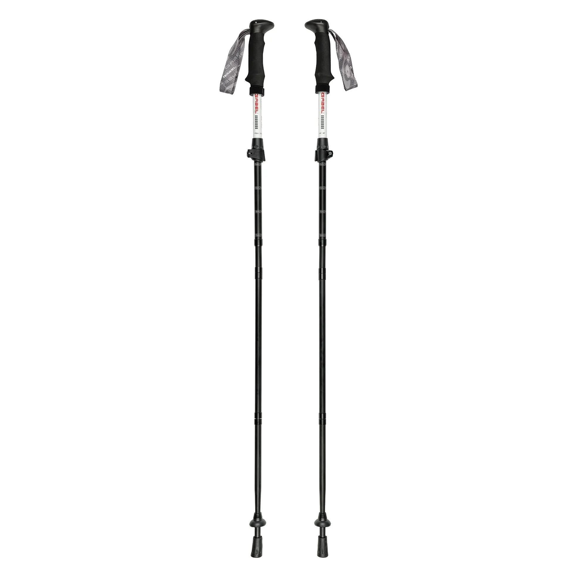 Gabel Poles Trekking-Stock Gabel Xtr Alu Ef Schwarz 110 cm 130 cm (2 Stück) (110 cm, 130 cm) (619165)