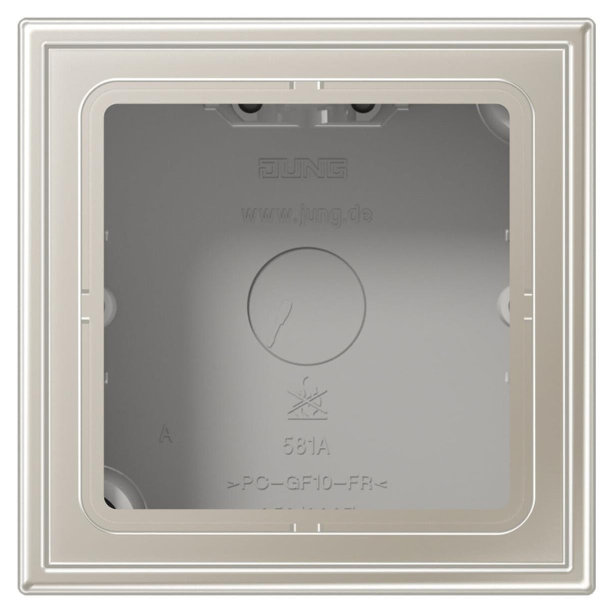 Jung ES 2581 A-L afdekplaat B/D/H: 81 x 81 x 47 mm