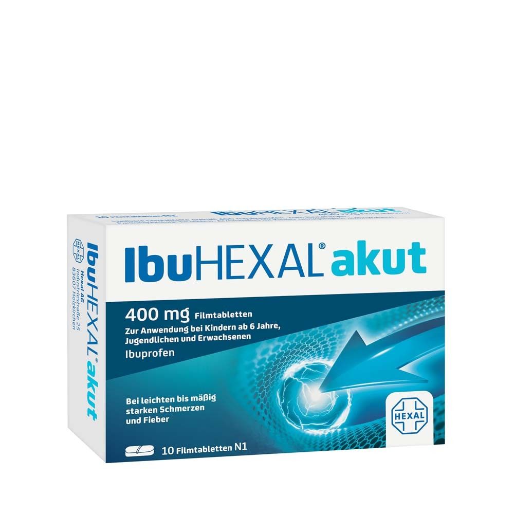 Ibuhexal akut 400 Filmtabletten 10 St