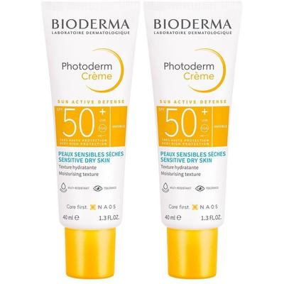 Bioderma Photoderm Creme SPF 50+ ungetönt 2x 2x40 ml