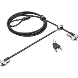 Kensington NanoSaver Dual, Notebook Security, Schwarz