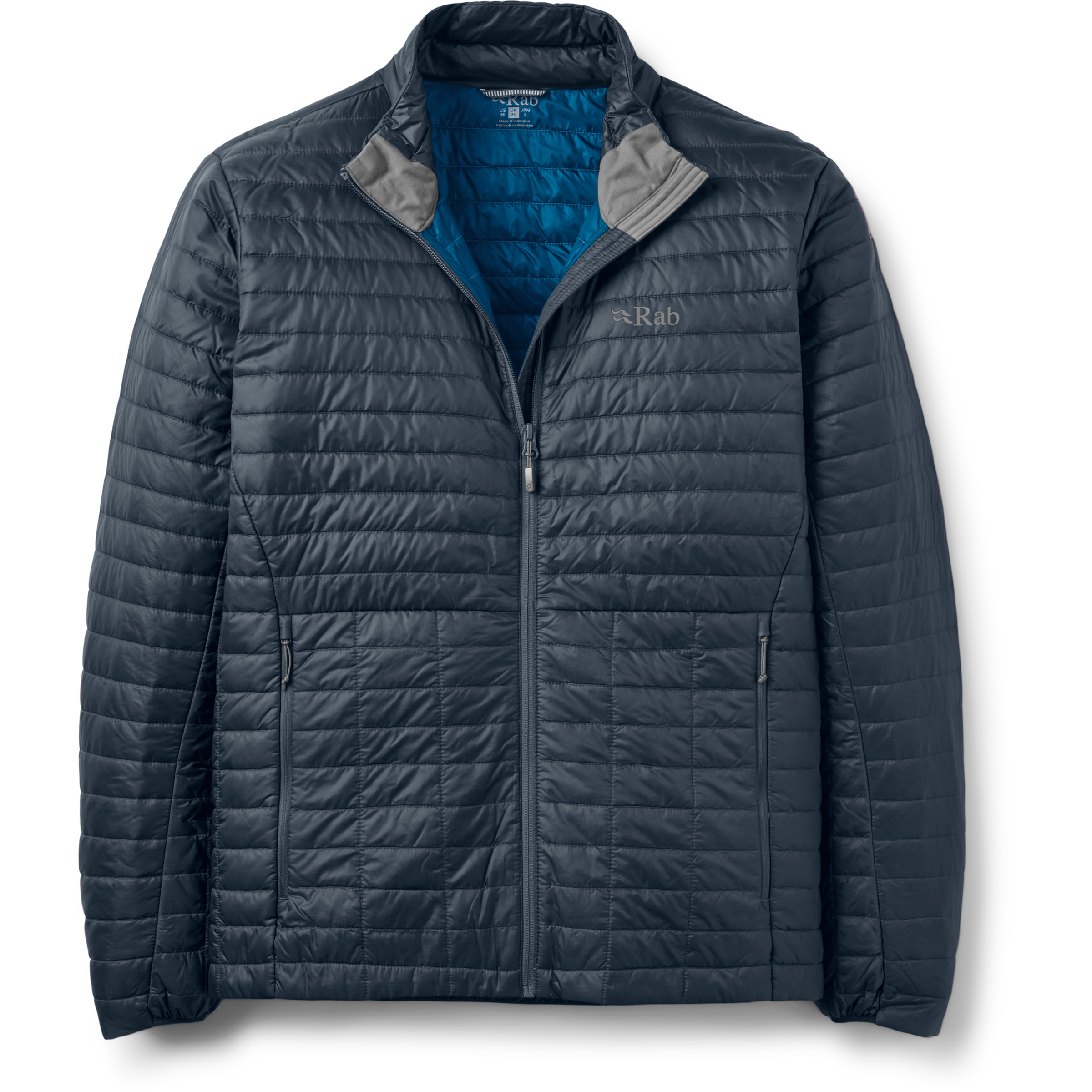 Rab Microlighter Herren Kunstfaserjacke blau Größe S Trekking Klein verpackbar Wasserabweisend