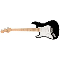 Fender Sonic Stratocaster LH MN (E-Gitarre, Ahorn (Hals), Pappel (Korpus)), Gitarre, Schwarz