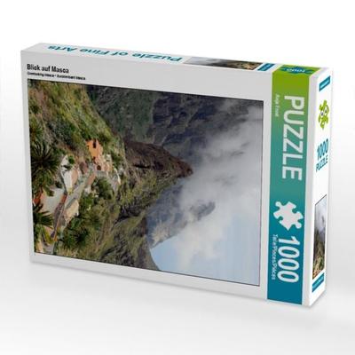 CALVENDO Puzzle Blick ins Mascatal auf Teneriffa | 1000 Teile Lege-Größe 64x48cm Foto-Puzzle für glückliche Stunden