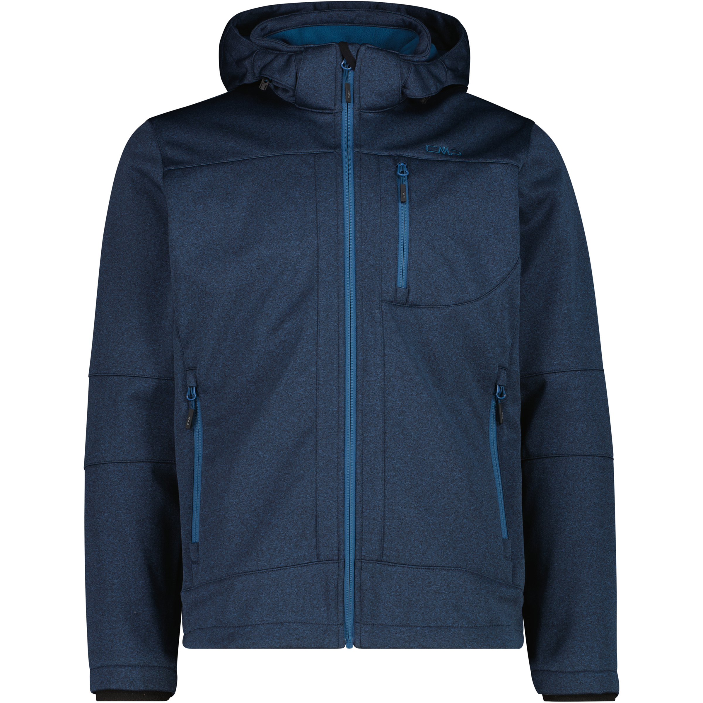 CMP Zip Herren Softshelljacke blau Größe L Trekking Wasserabweisend