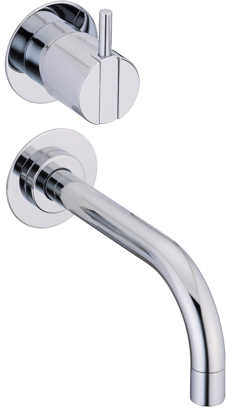 Vola Wand-Waschtisch-Eingriffmischer UP für senkrechte Montage, Ausladung 16 cm
