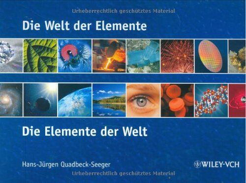 Hans-Jürgen Quadbeck-Seeger - Die Welt der Elemente - Die Elemente der Welt - Preis vom 30.09.2026 09:01:18 h