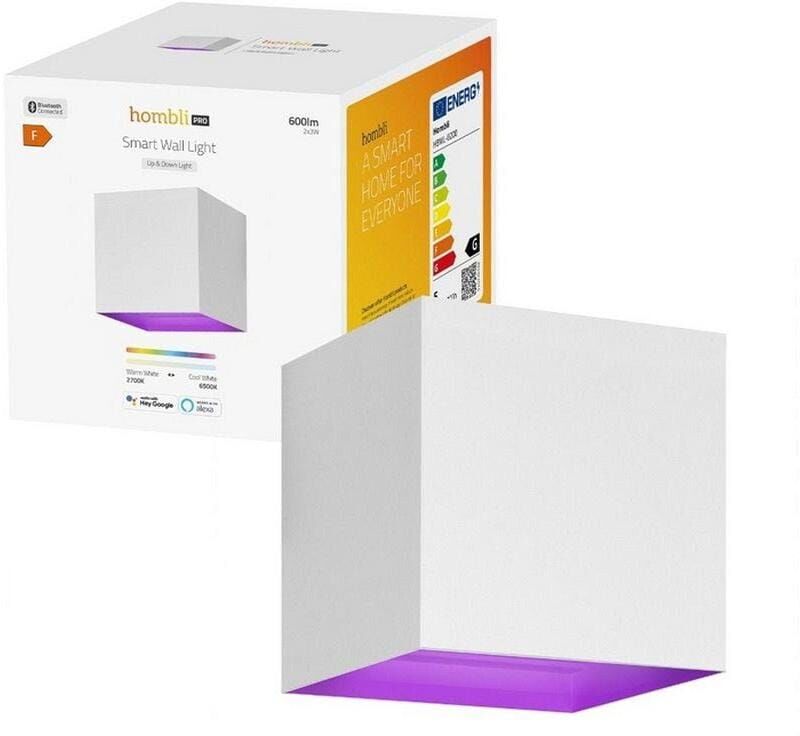 HOMBLI LED Gartenleuchte "hombli Smart Wall Light 2 x 3W RGB+CCT", weiss (weiß), 2, H: 10cm, Leuchten, LED Gartenleuchte weiß 2, H: 10cm