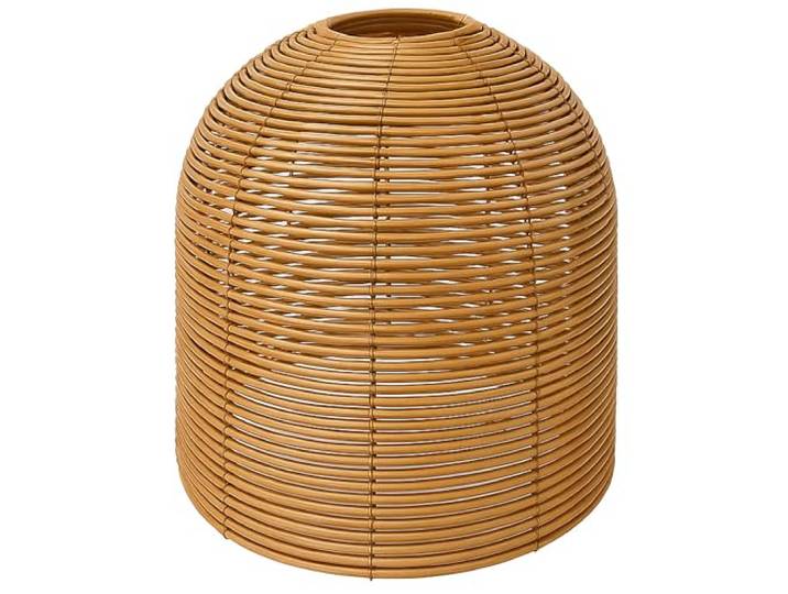 Abat jour seul style bohème naturel style vannerie tressée en poly rotin HANG BOHEME SHADE H31cm