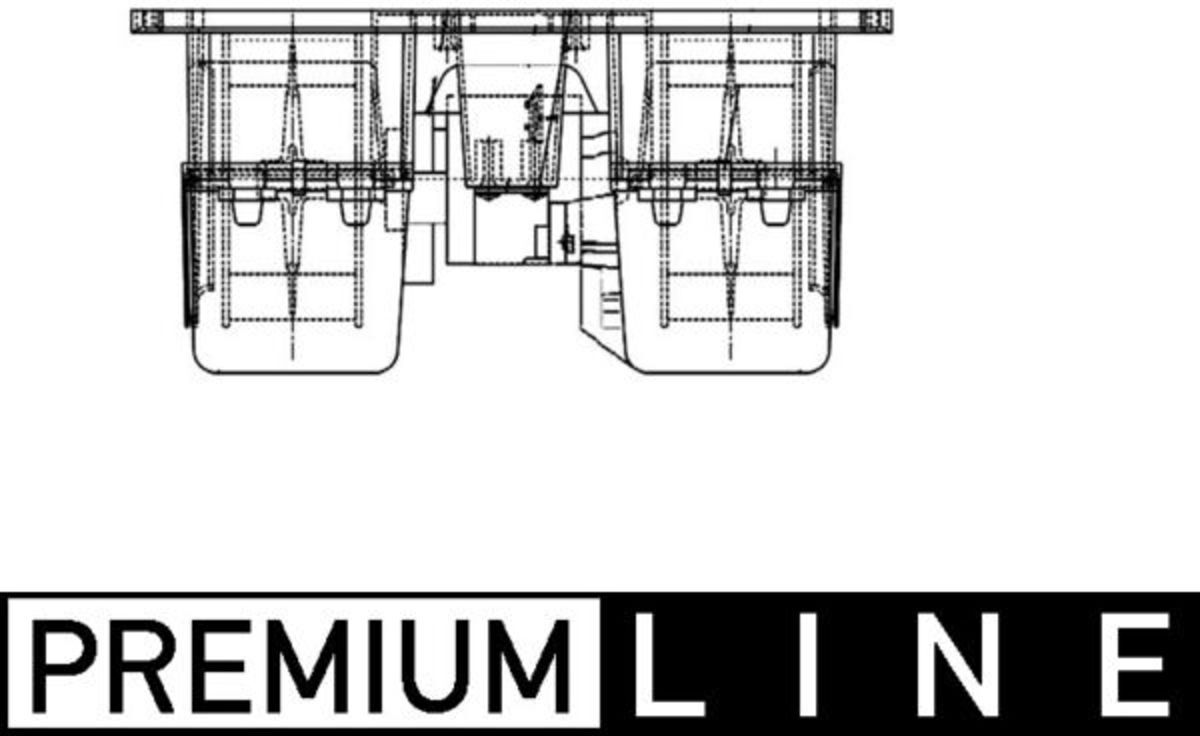 Innenraumgebläse MAHLE AB 31 000P
