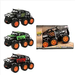 Toi-Toys Vehicool Monster Truck Mt 6 Wheels Friction 4Ass