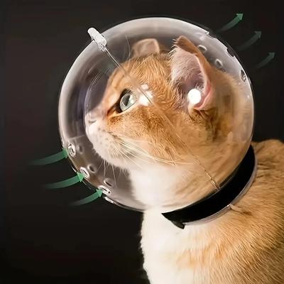 Inspire Essentials SafeShield Cat Grooming Protection Helmet l