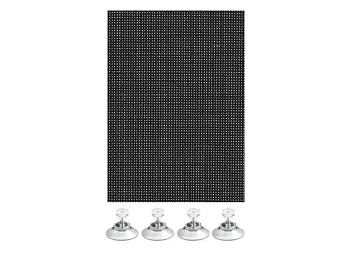 Screen-Hitzeschutz Outdoor, schwarz, 100 x 200 cm