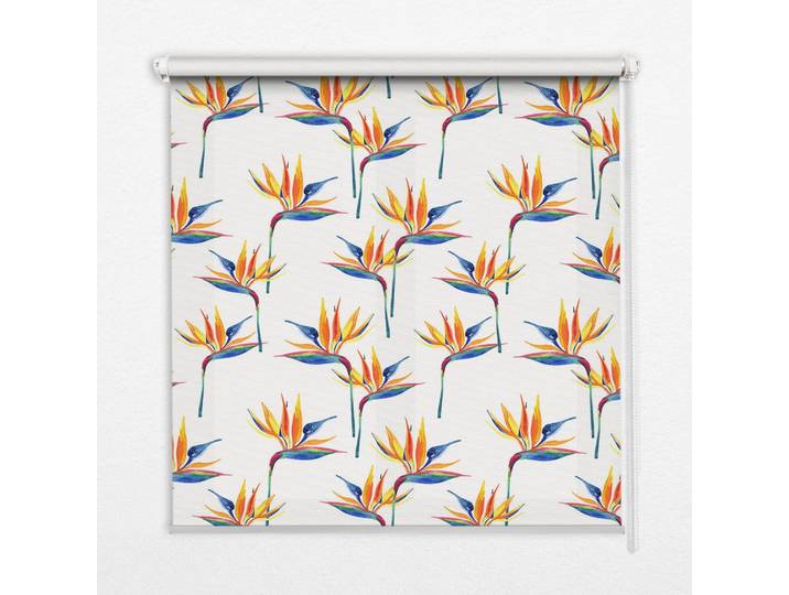 INNENROLLO - Fensterrollo - Rollo - 60x40 cm - Bunte Blätter