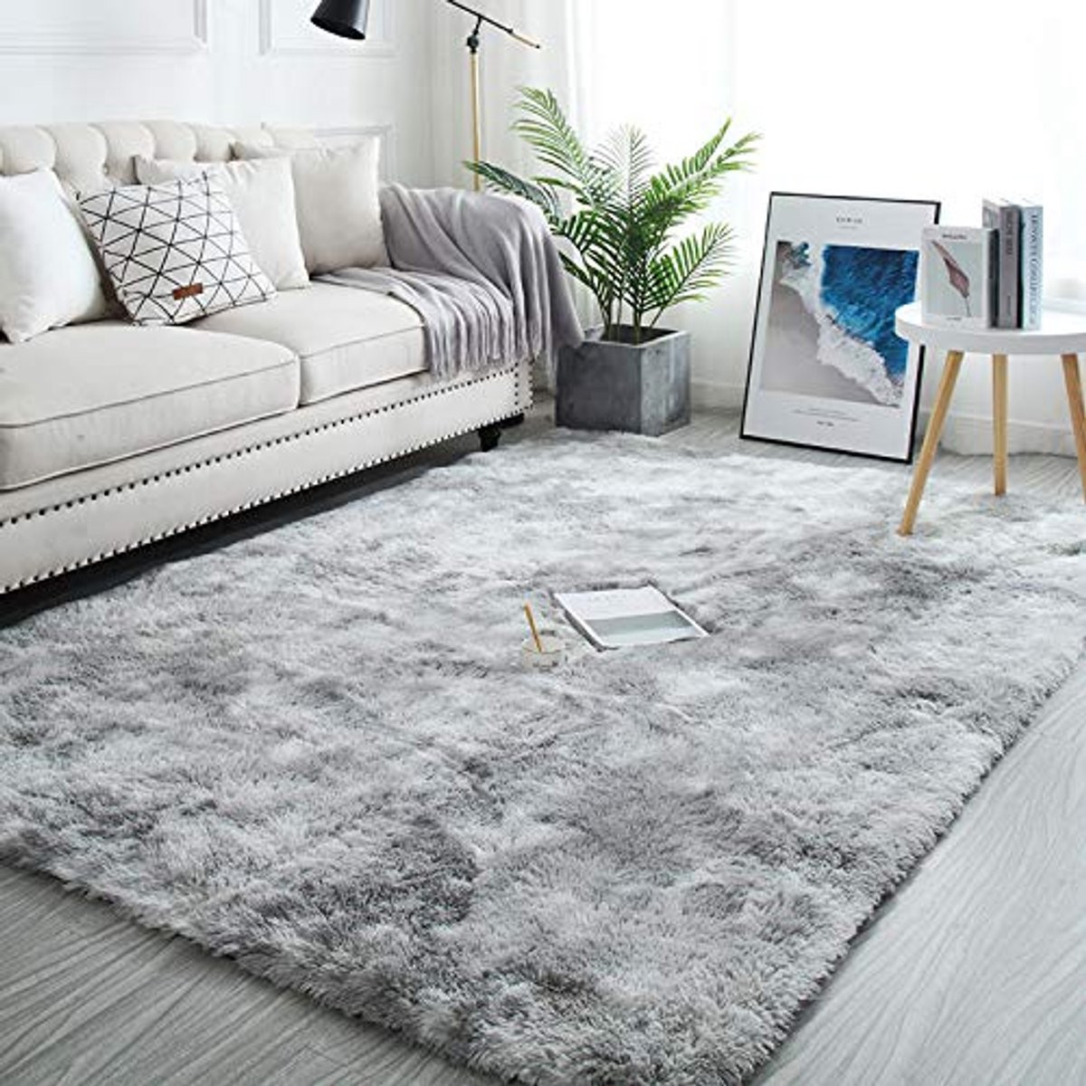 Ibenzoa Ultra Zachte Shaggy Tapijt van Polyester - 160 x 200 cm