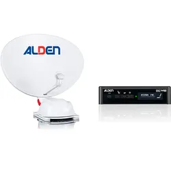 Alden Satellitenanlage Steuermodul Set bestehend aus AS2 HD 80 Platinium Twin Antenne inkl. S.S.C. HD-Steuermodul