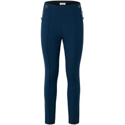 Tchibo - Leggings mit Knöpfen - Damen - Gr. L - dunkelblau