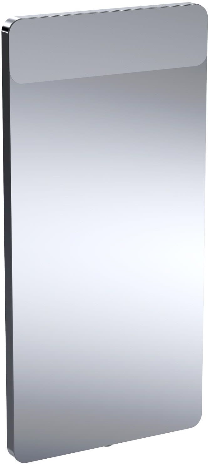 Geberit Option Badspiegel mit oben angebrachter Beleuchtung in den Maßen 40 x 80 cm