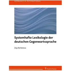 Systemhafte Lexikologie der deutschen Gegenwartssprache, Fachbücher von Zoja Berketova