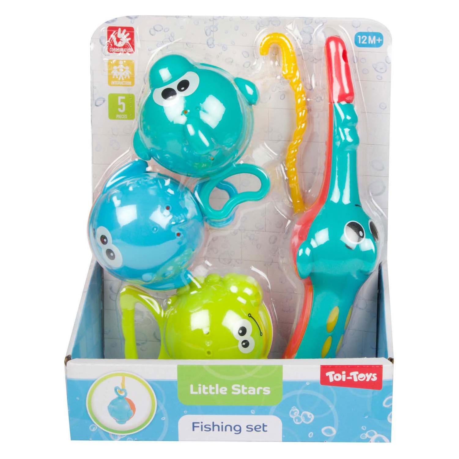 Toi-Toys Little Stars Badespielzeug Angelrute mit 3 Fischen, 4-tlg. (54734015)