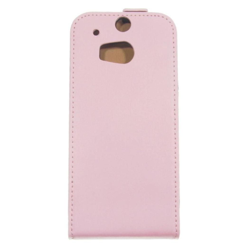 OEM Slim Leder Flip Case HTC One M8 pink (HTC One (M8), HTC One M8s) (25445171)