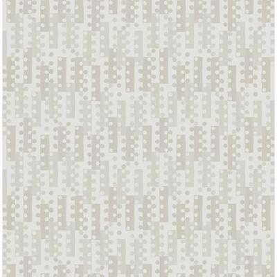 A-Street Prints Erik Light Grey Building Blocks Wallpaper