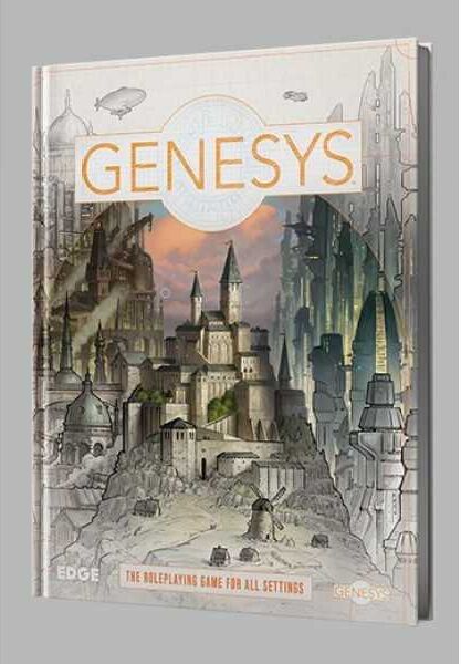 Edge Genesys Core Rulebook for Tabletop Roleplaying, Flexible System for Multiple Genres and Settings