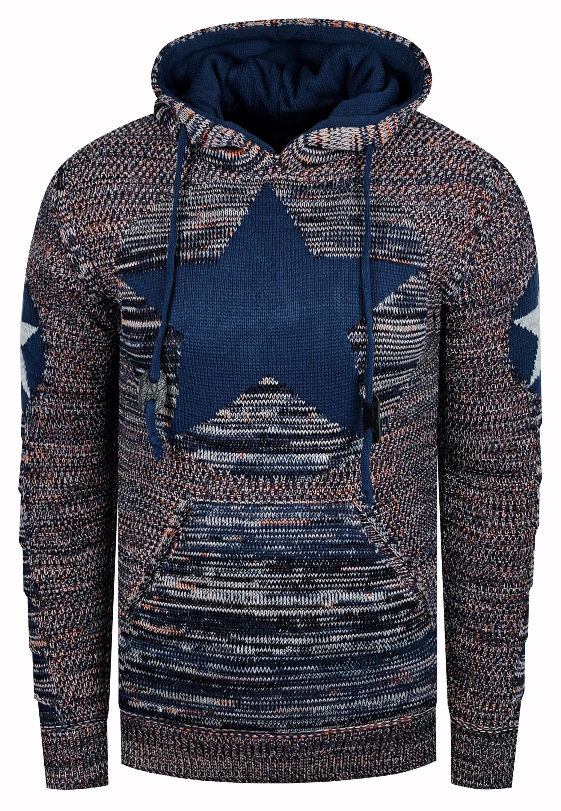 Grof gebreide hoodie