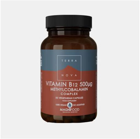 TERRA NOVA VITAMIN B12 500ug METHYLCOBALAMIN COMPLEX 50 CAPS