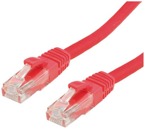 Value 21.99.1021 RJ45 Patchkabel CAT 6 U/UTP 0.50m Rot
