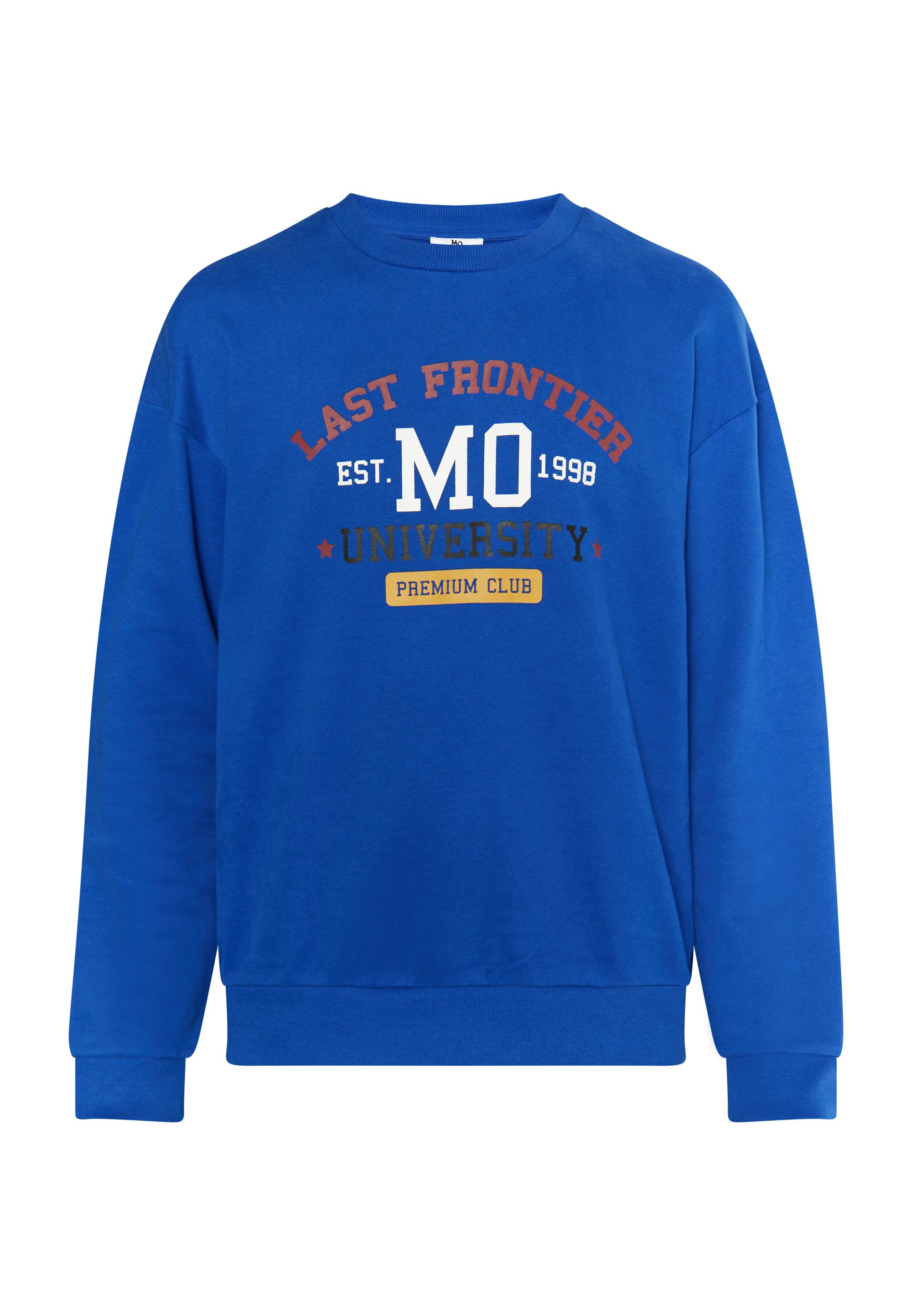 Mo Sweatshirt Heren KONING BLAUW