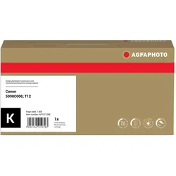 Agfaphoto, Toner, kompatibel mit Canon T12 bk (BK)