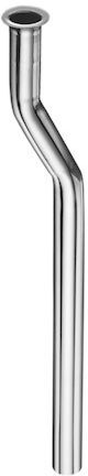Schell Spülrohr 502910699 verchromt, 18 x 300 mm, gekröpft, Abstand 40 mm