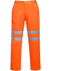 Warnschutz Bundhose "RT45" Bahn orange - XXL - Orange