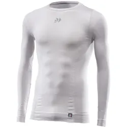 Sixs, Unisex, Funktionsshirt, T-shirt fonctionnel à manches longues TS2 V2 (L, M), Weiss, Silber