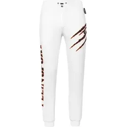 PLEIN SPORT Jogginghose SCRATCH, Größe 3XL in Weiß 01