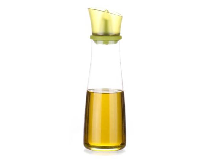 Tescoma Ölflasche VITAMINO 250 ml, Transparent/Grün Ölspender oder Olivenöl Flasche, ideal zum Würzen und Servieren