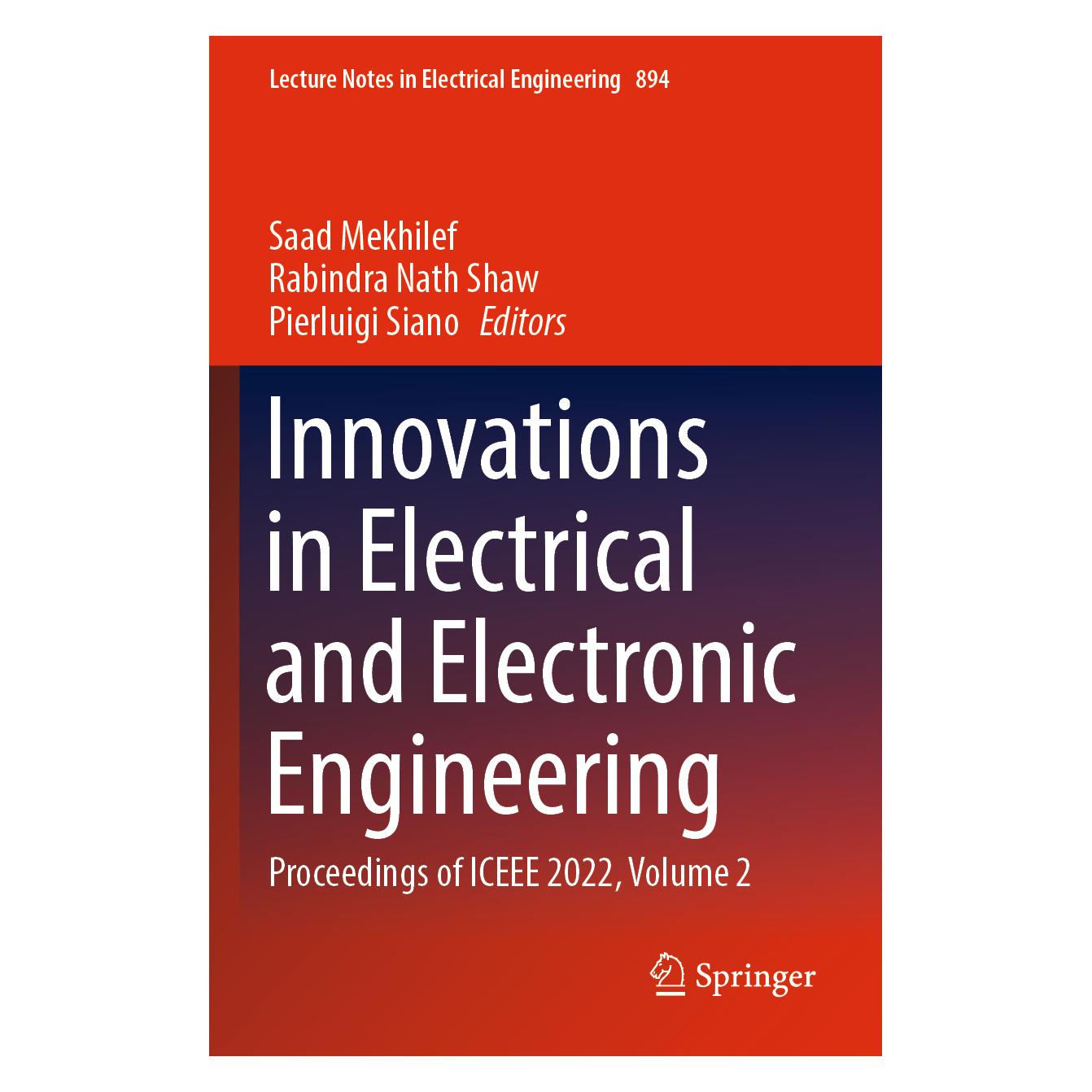 Springer Innovations in Electrical and Electronic Engineering (Englisch, Softcover, Pierluigi Siano, Rabindra Nath Shaw, Saad Mekhilef) (56945834)