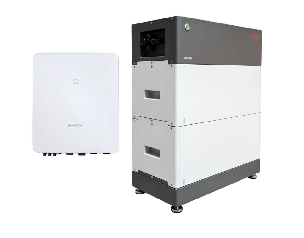 Sungrow HV SH8.0RT 8kW Hybrid Wechselrichter mit 5,12kWh Batteriespeicher-Set
