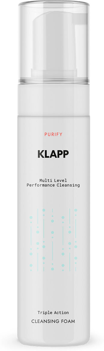 200ml KLAPP Multi Level Performance Cleansing Triple Action CLEANSING FOAM