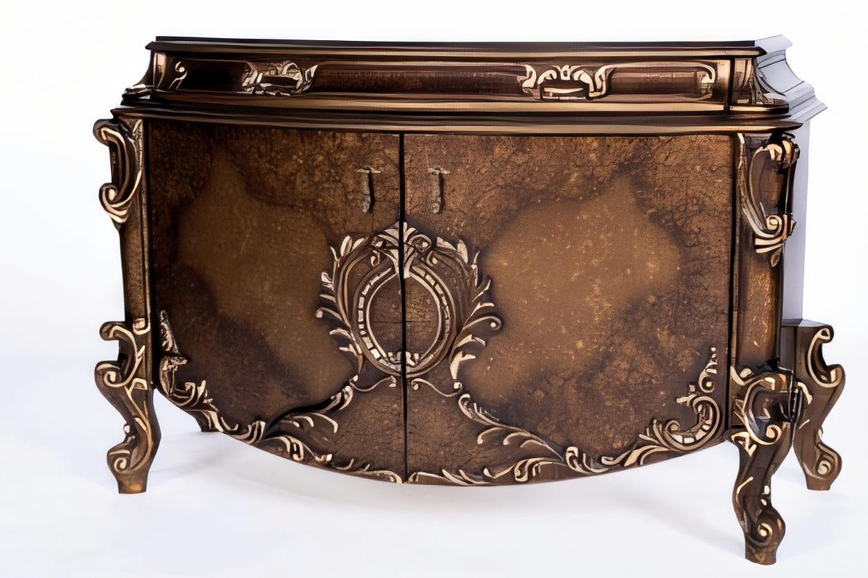 JVmoebel Houten Console Tafel Bruin